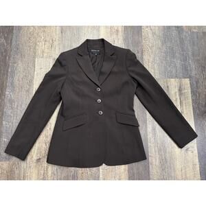 Jones New York Women's Brown Stretch Blazer